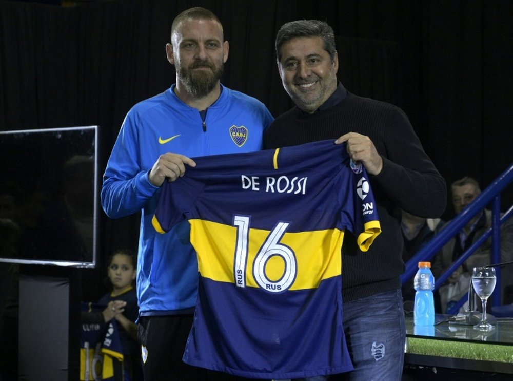 De Rossi est la nouvelle star de Boca. AFP