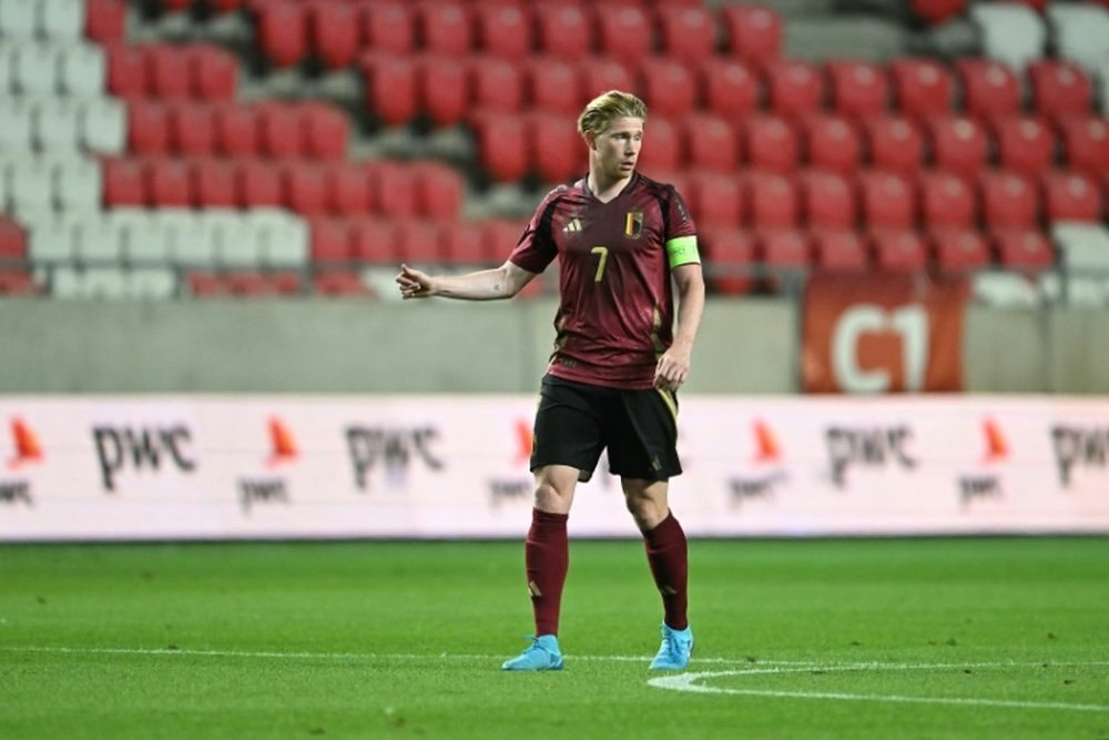 Belgium's 2-0 defeat to France unleashed De Bruyne's anger. AFP