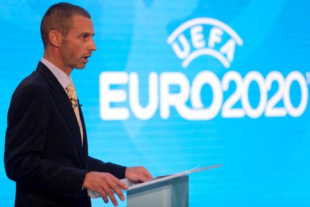 La UEFA no quiere una Eurocopa de 32 equipos. AFP