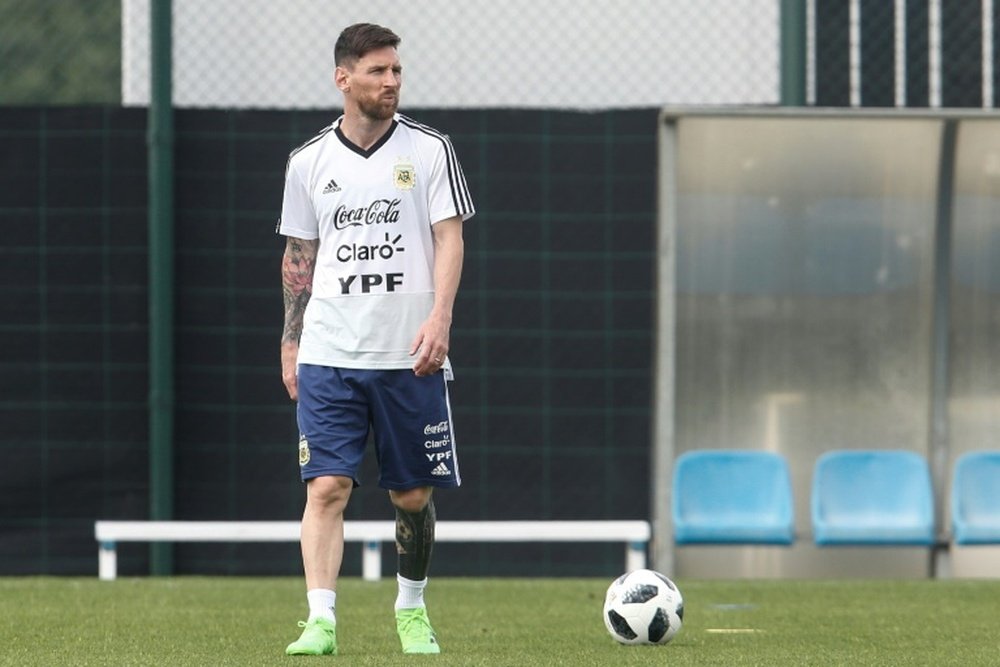 Enquête sur la déclaration de Messi à propose du match contre l’Israël. AFP
