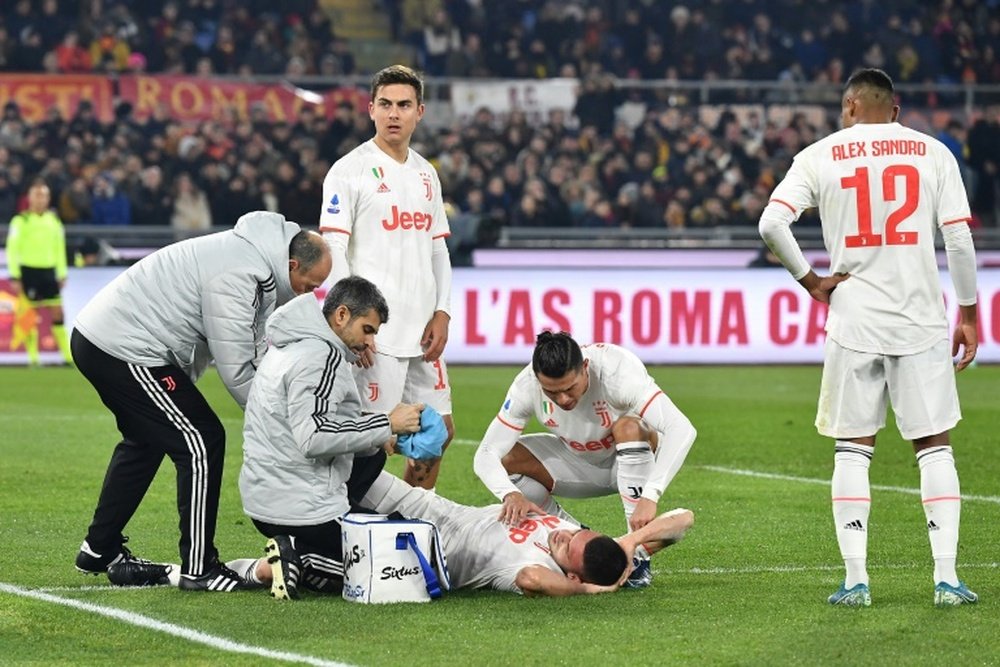 Demiral desfalca a Juventus por toda a temporada. AFP