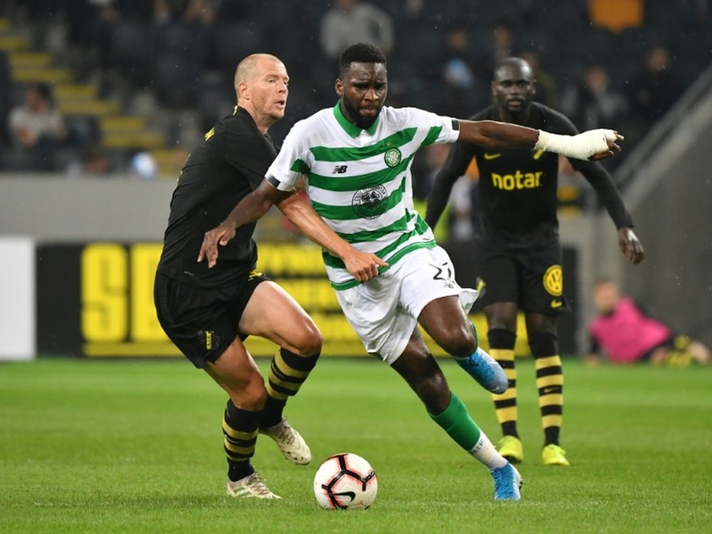 Edouard in action for Celtic. AFP