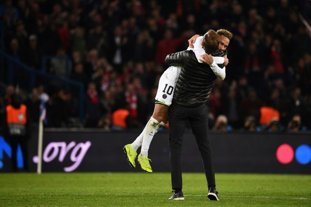 Tuchel defended his star player. AFP