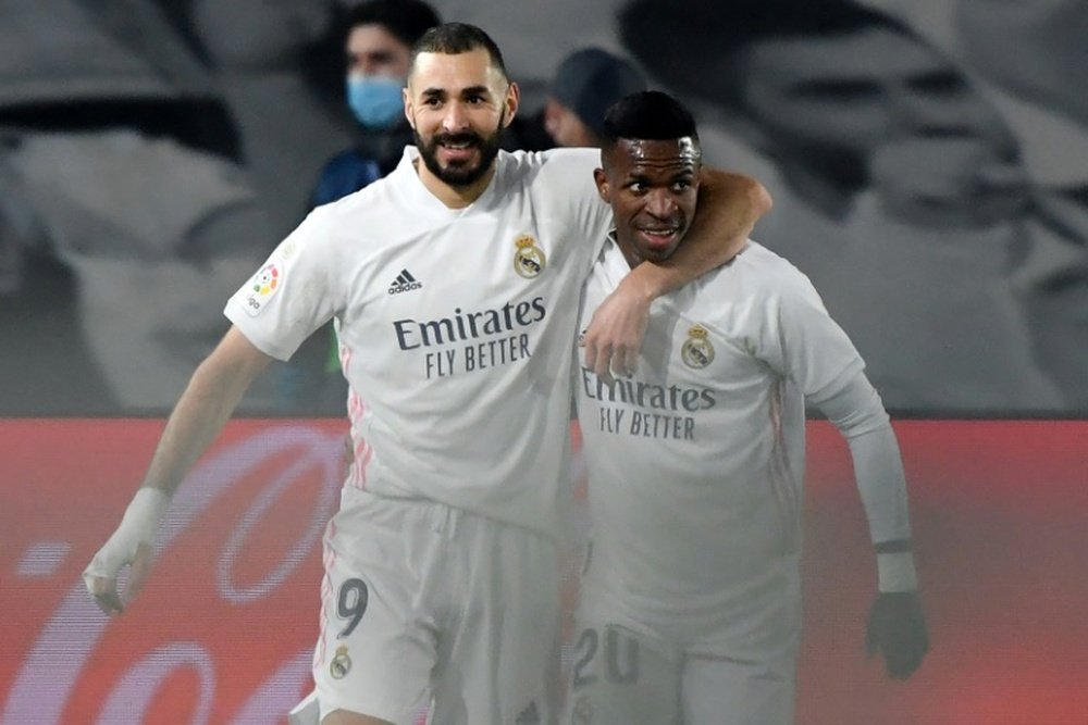 Benzema, Modric, Vinicius y Ceballos, nombres propios en la lista. AFP