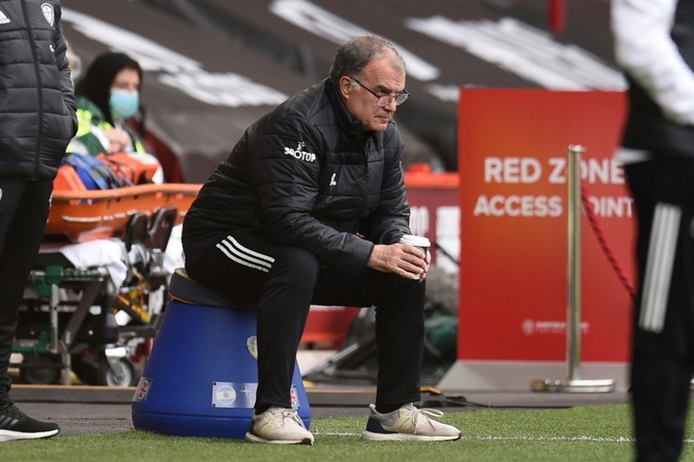 Bielsa réagit après sa nomination FIFA-The Best. AFP