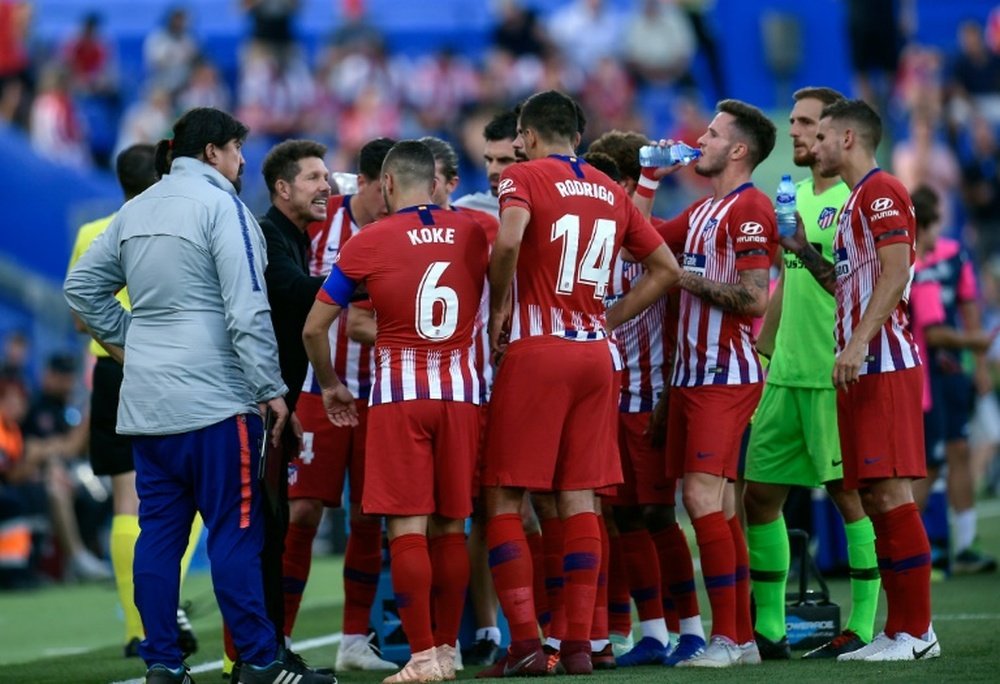 L'Atlético veut définitivement lancer sa saison. AFP
