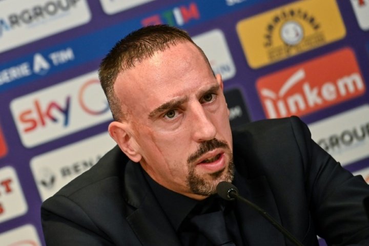 Ribéry habló sobre su posible retirada. AFP