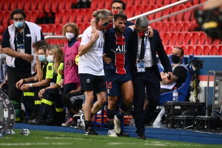 Juan Bernat laisse un message après sa grave blessure. afp