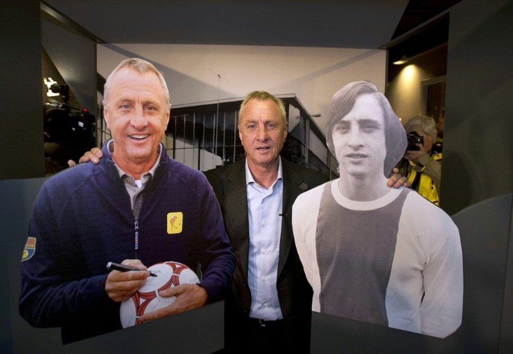 Some of Johan Cruyff's quotes are memorable. AFP