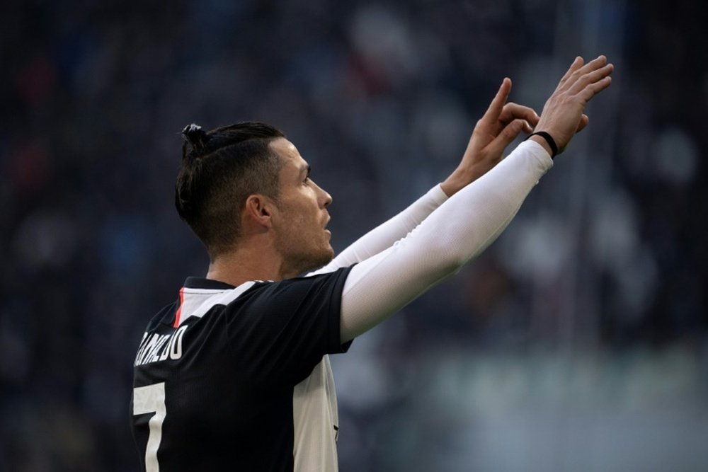 Cristiano va rester à Turin. AFP