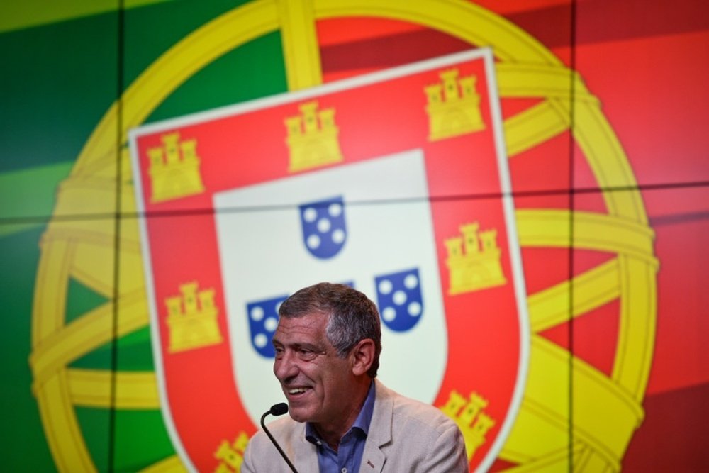 Santos, rey en Europa con Portugal. AFP