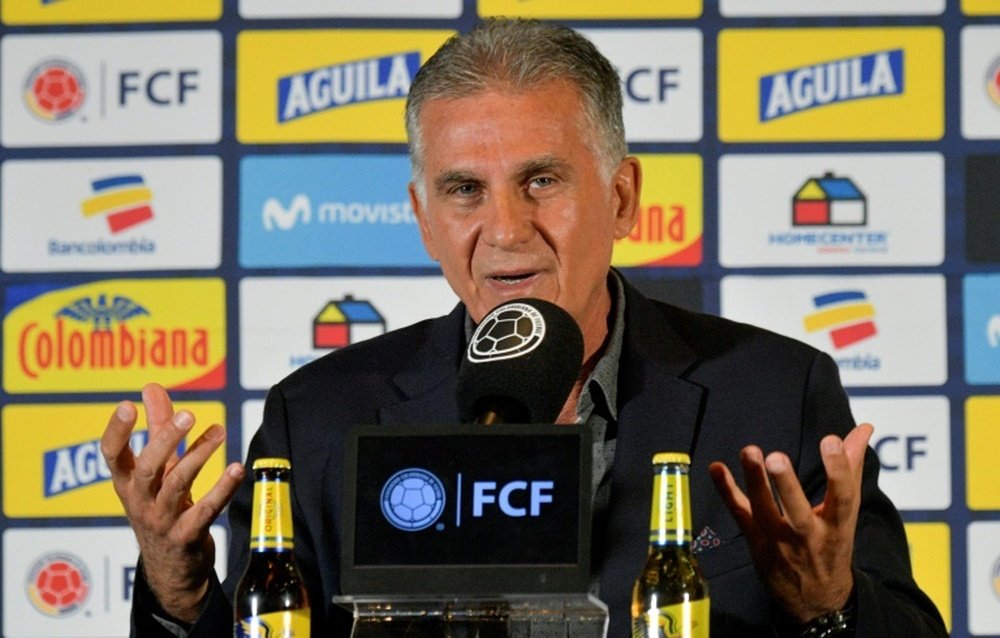 Queiroz opinó sobre el duelo ante Chile. AFP