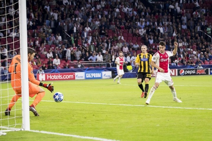 Cómodo triunfo en la vuelta a la Champions del Ajax
