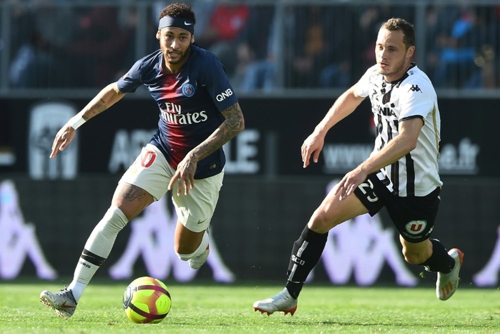 Les compos probables du match de Ligue 1 entre Angers et Saint-Étienne. AFP
