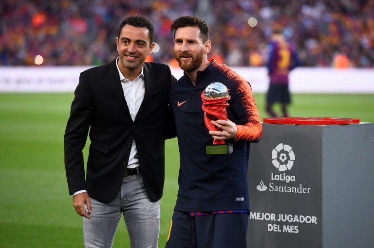 Xavi : Messi sait que le Barça est sa maison. afp