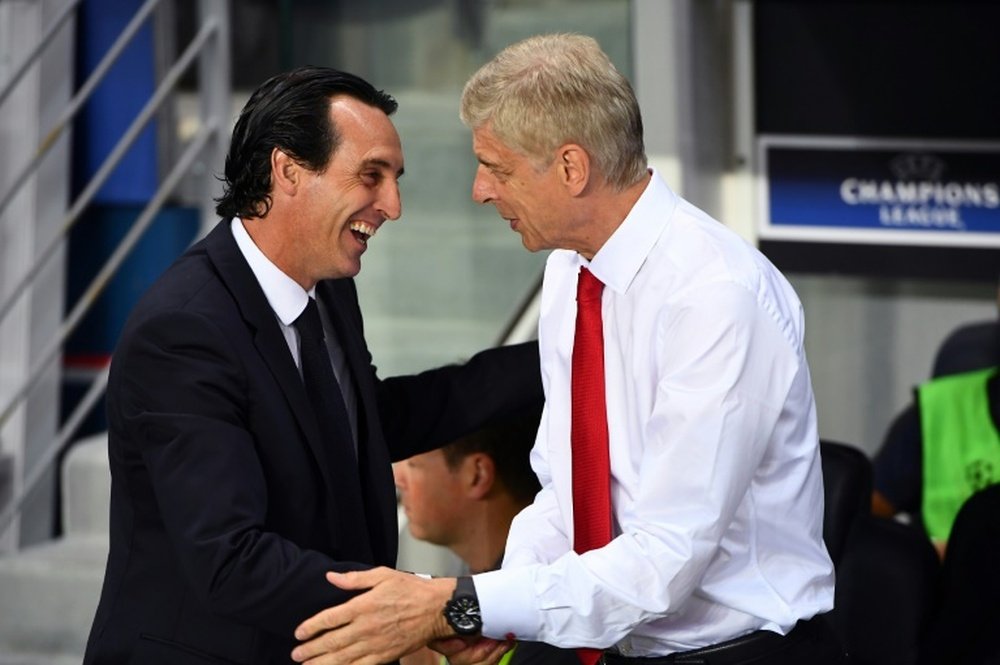 Emery has worse numbers than Wenger. AFP