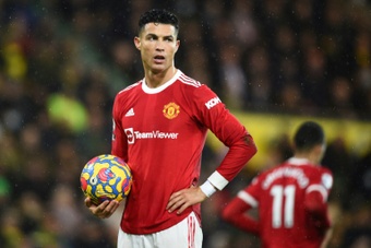 Cristiano Ronaldo no tendría problemas en dejar el United. AFP