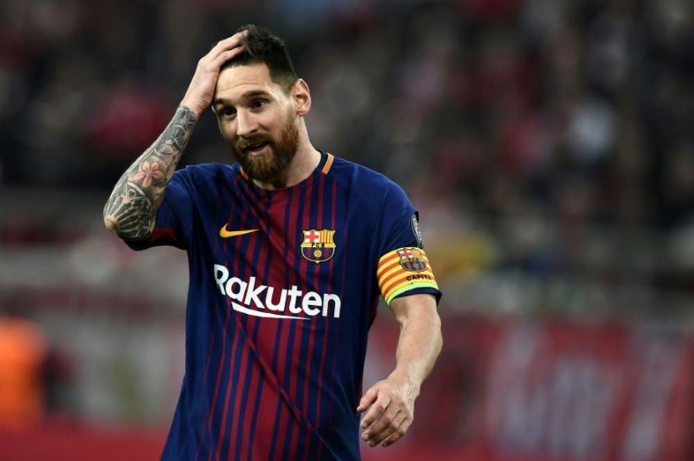 Messi, a huge fan of chocolate. AFP