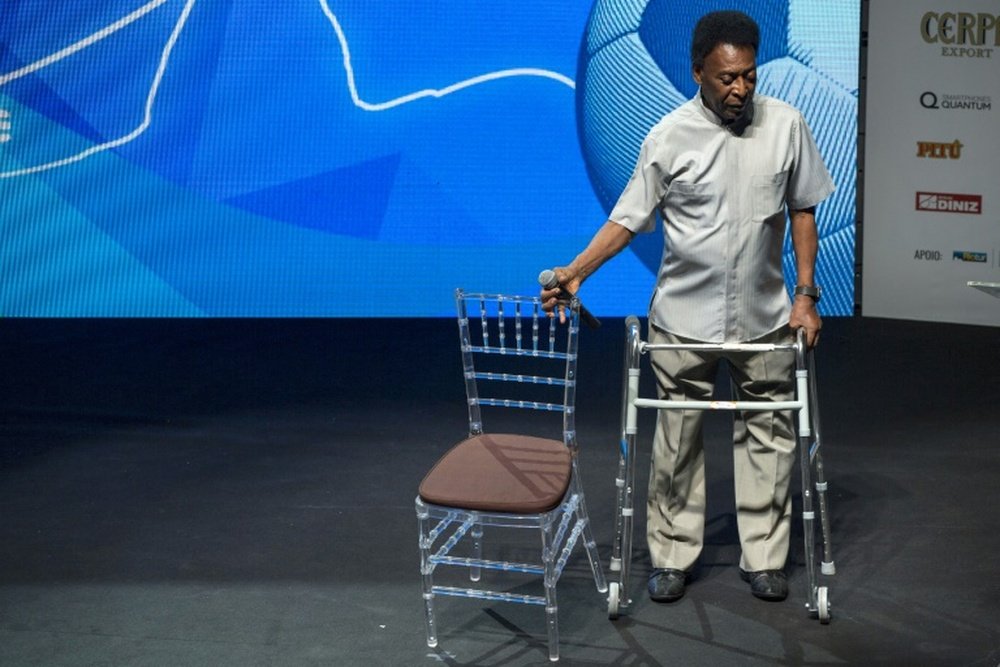 Pele in 'no pain' after concerns. AFP