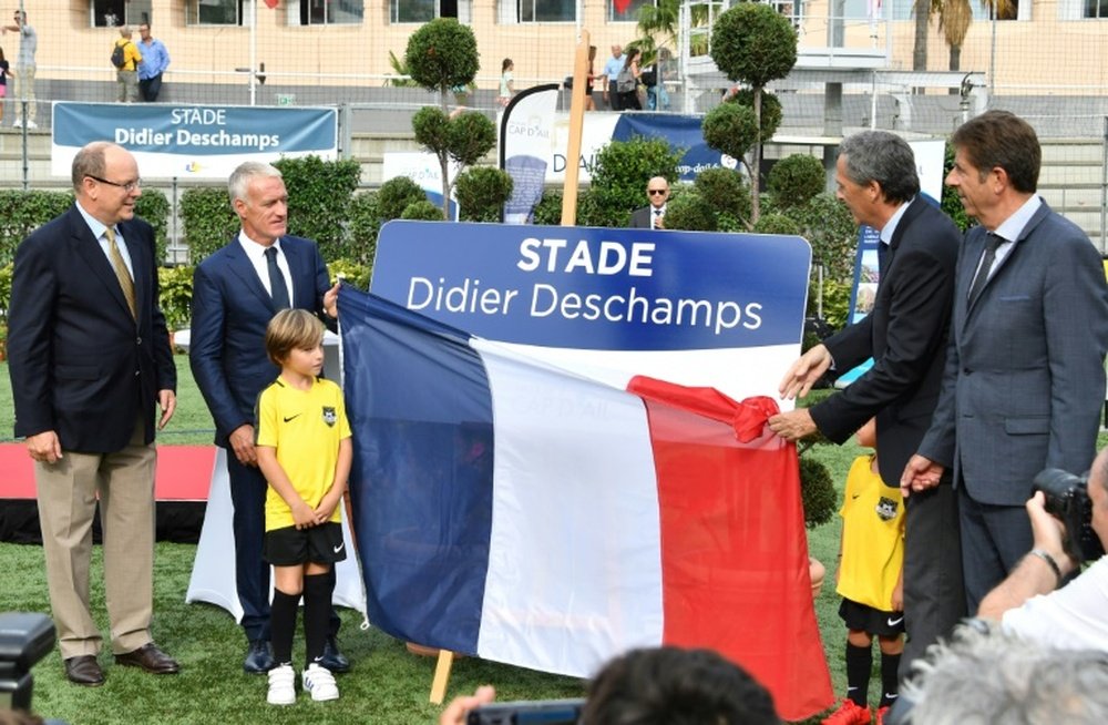 Deschamps now has two stadia named after him. AFP