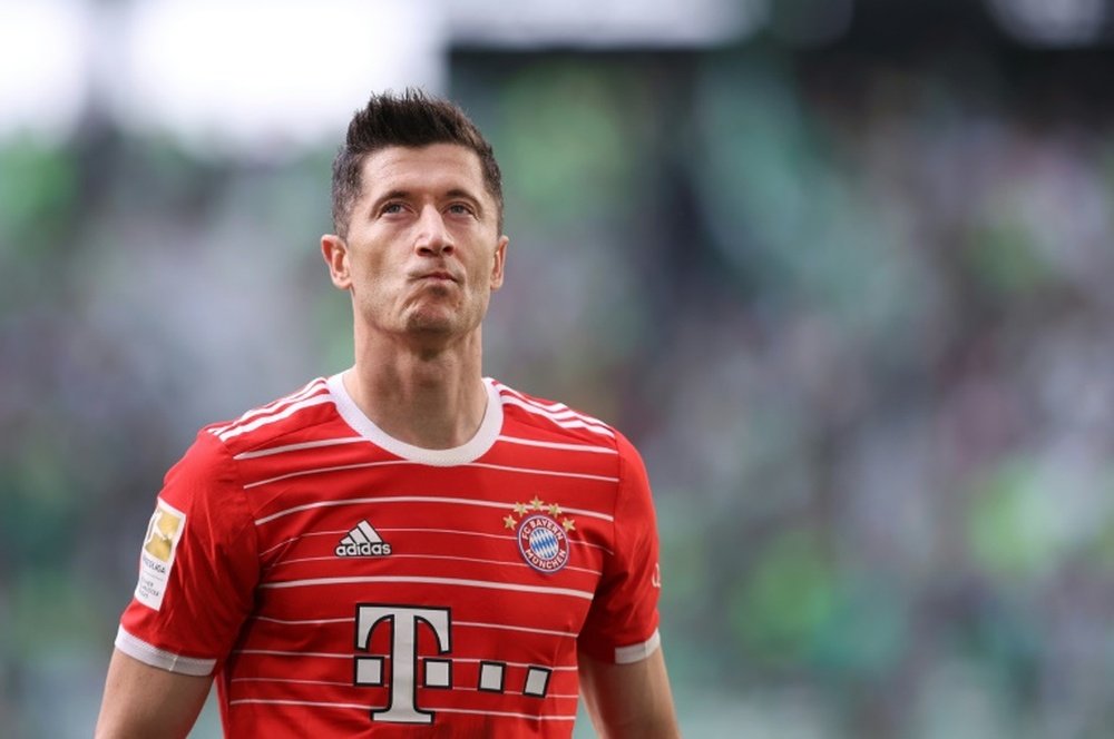 The Bayern squad do not know how to deal with Lewandowski. AFP