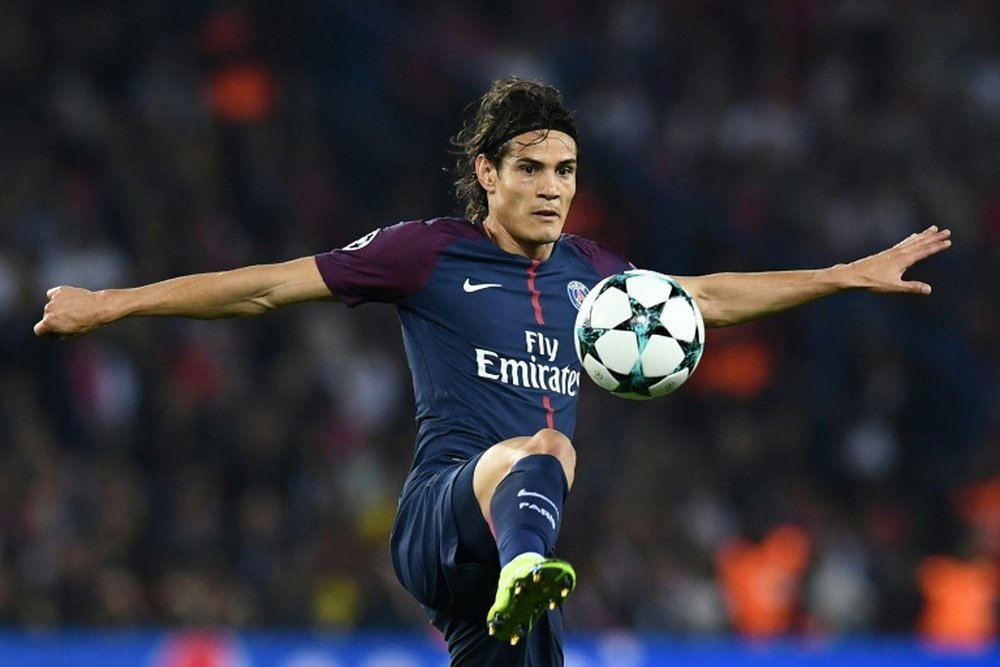 Reports claim that Cavani has his sights set on a move to City. AFP