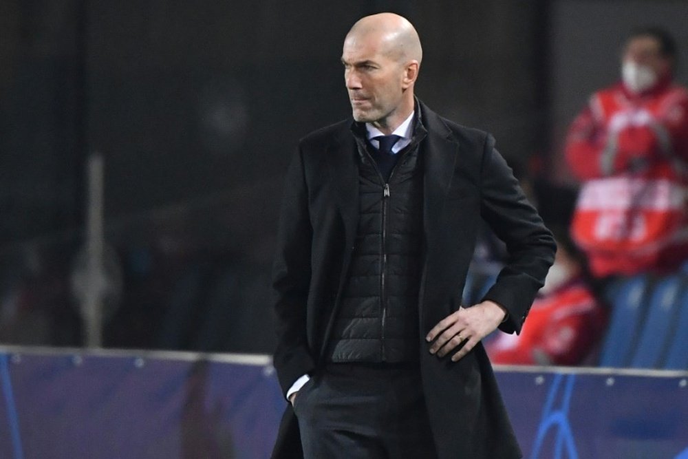 conférence de Zidane. afp