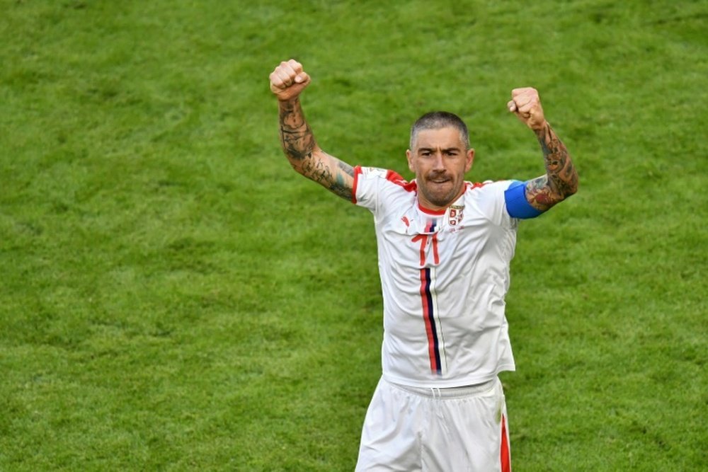 El serbio fue goleador en el estreno de Serbia. AFP