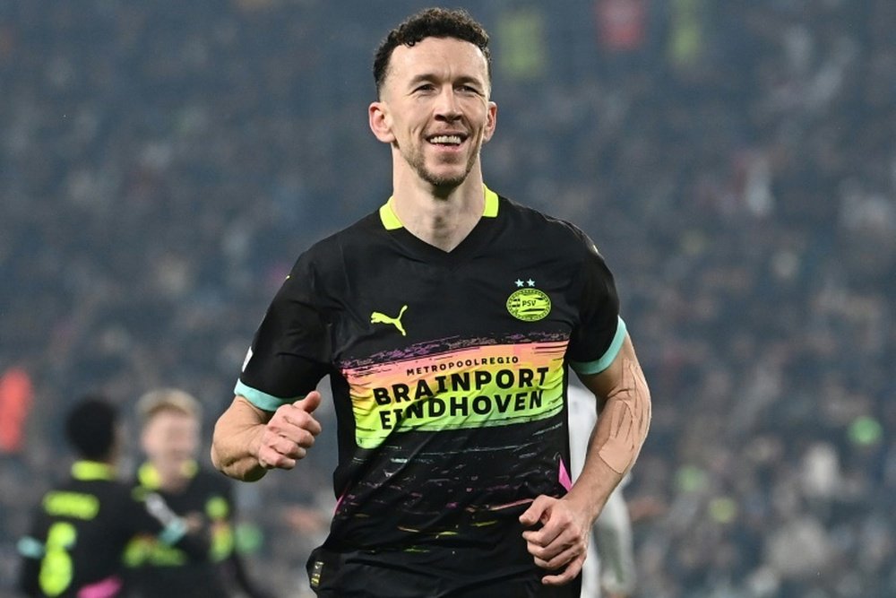 Ivan Perisic spoke ahead of PSV's clash against Arsenal. AFP