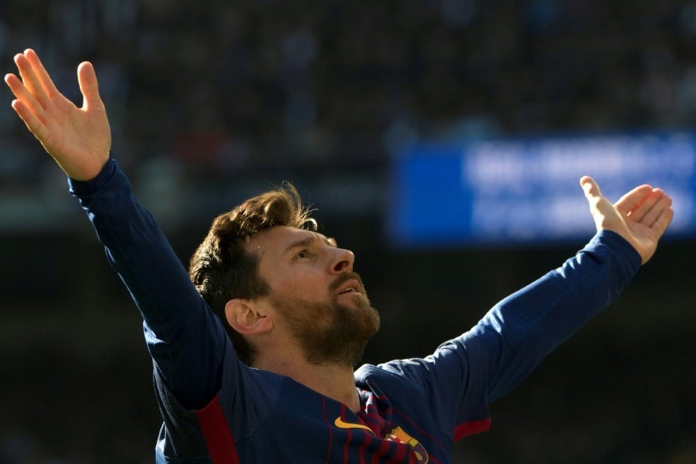 Messi est l'histoire vivante des 'Clasicos'. AFP