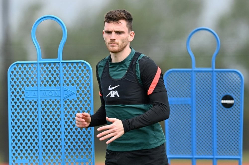 Andy Robertson forfait face à l'Ajax. AFP