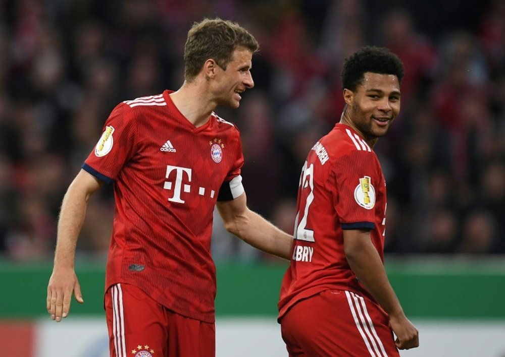 Gnabry réclame du respect pour Müller. AFP