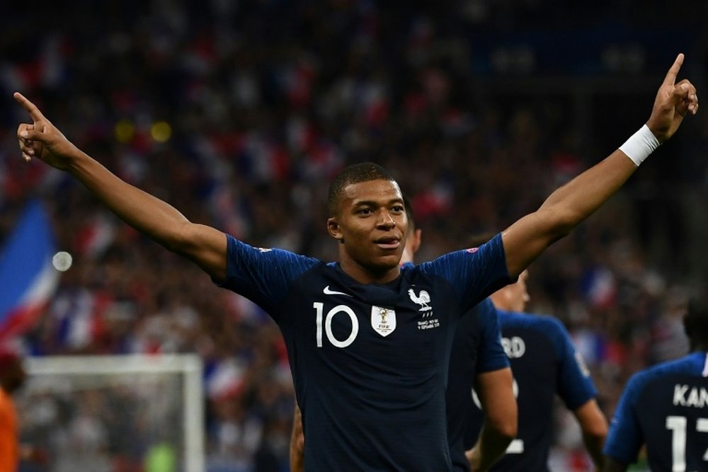 Mbappé's pacey run against Germany had fans purring. AFP