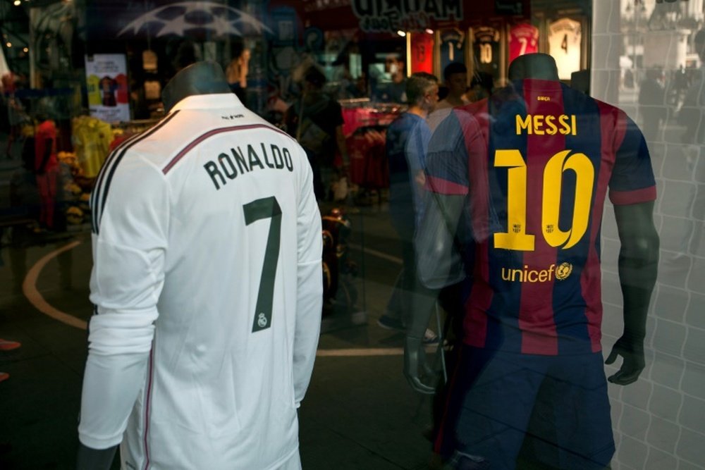 Deux maillots vedettes, le 23 octobre 2014 à Madrid