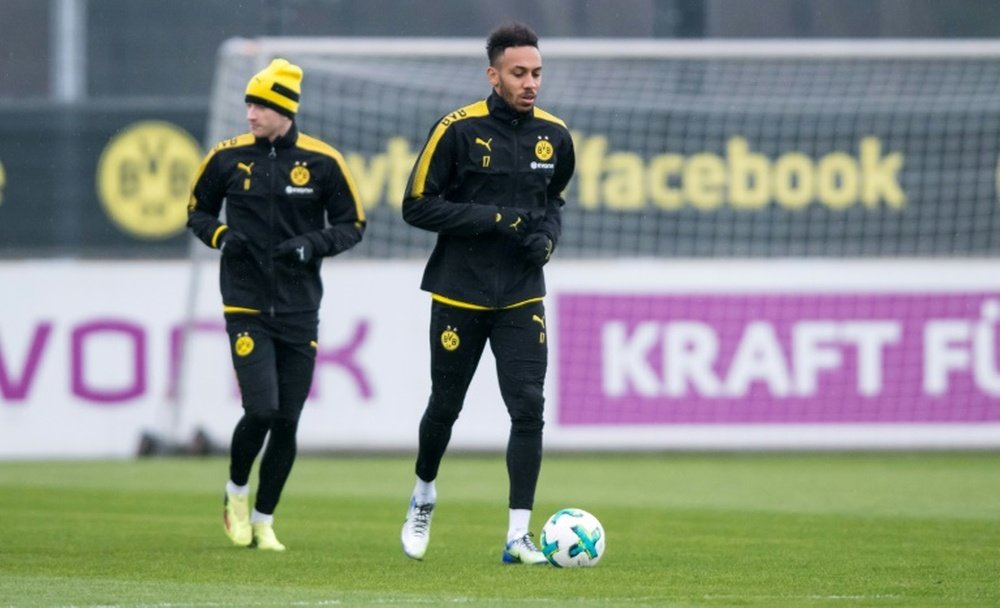 Aubameyang veut quitter Dortmund. AFP