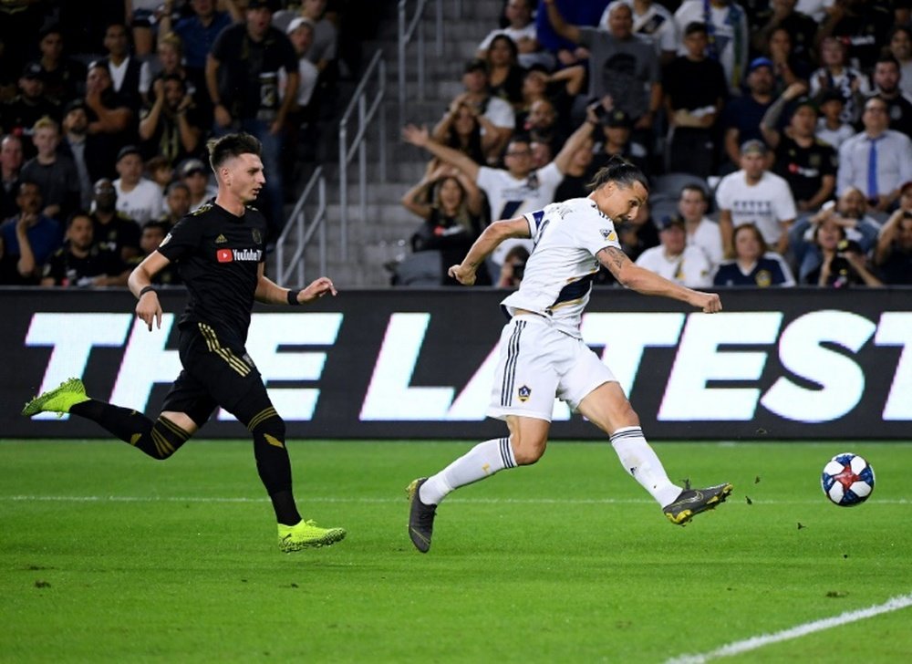 Zlatan pode abandonar o LA Galaxy. AFP