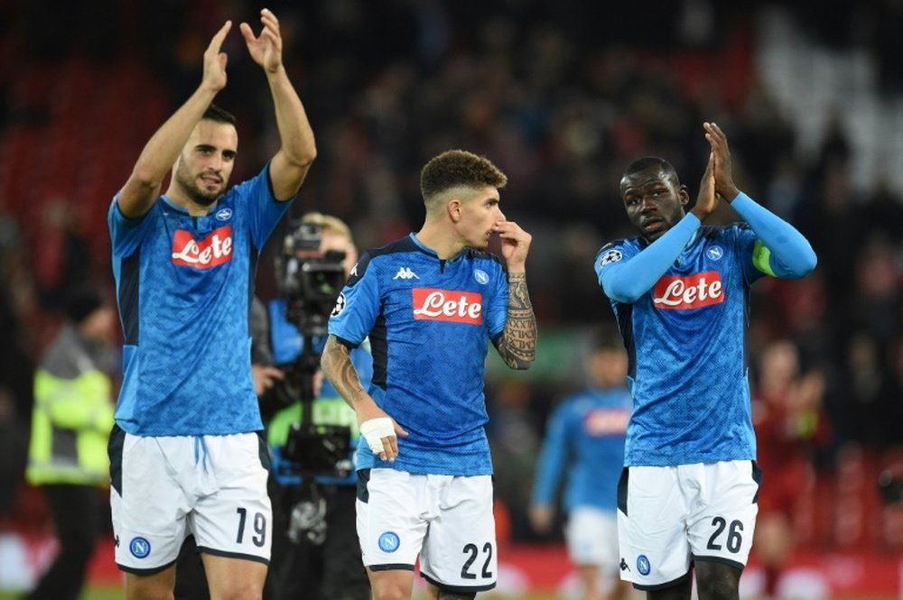 Napoli have got an extremely tough opponent in the last 16 of the Champions League. AFP/Archivo