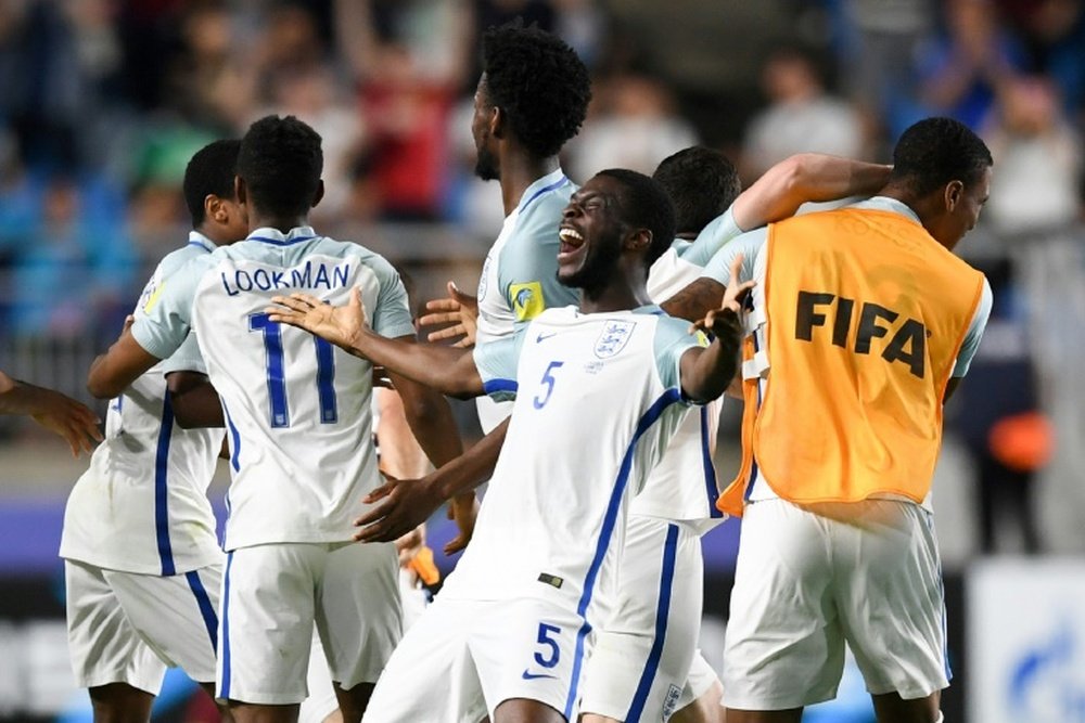 Inglaterra derrotó a Venezuela para ganar el Mundial Sub 20. AFP