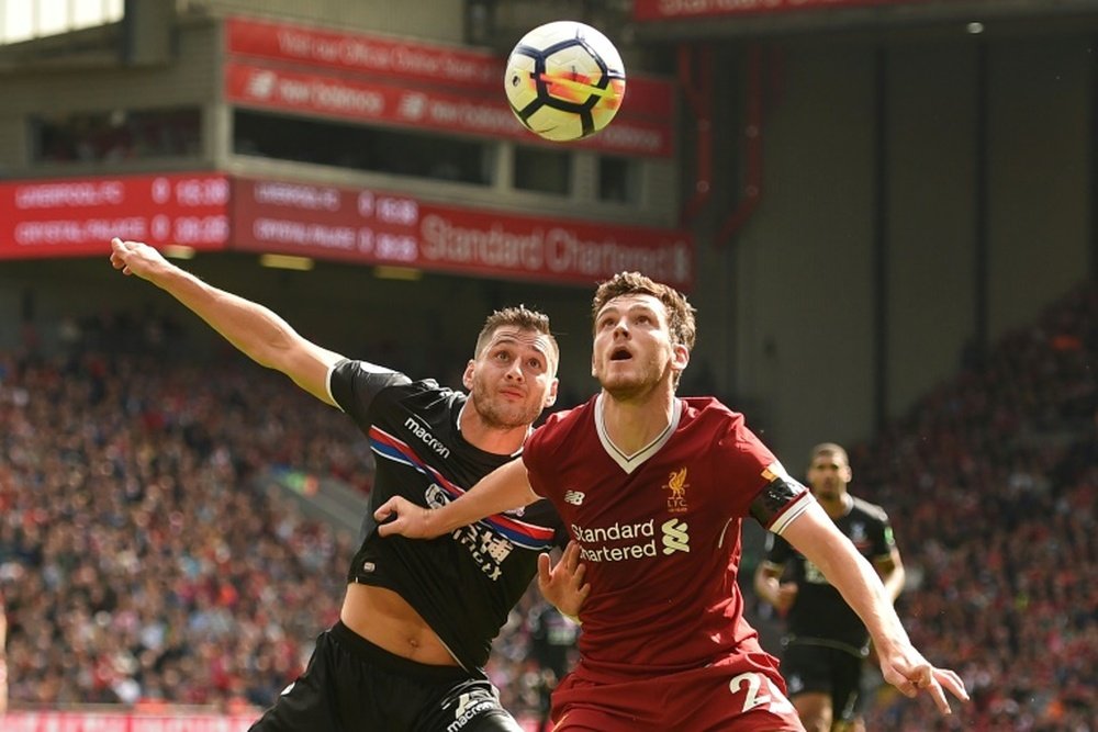 Robertson has called for Liverpool to be fearless against City. AFP