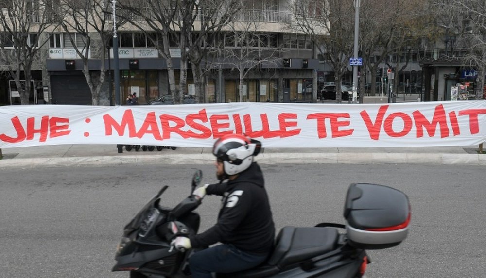 Marseille v Rennes cancelled due to riots from ultras. AFP