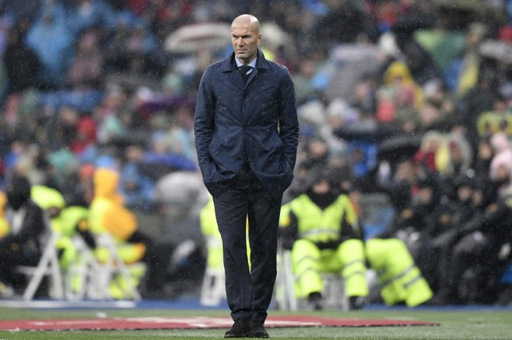 Zidane espère plus de son joueur dans le futur. AFP