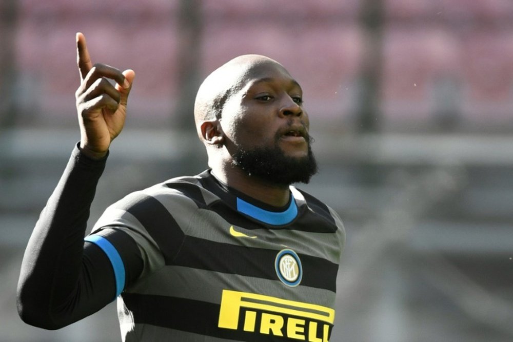 Lukaku podría salir del Inter en verano. AFP/Archivo