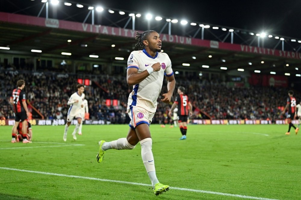 Maresca insisted Nkunku will not leave Chelsea in January. AFP