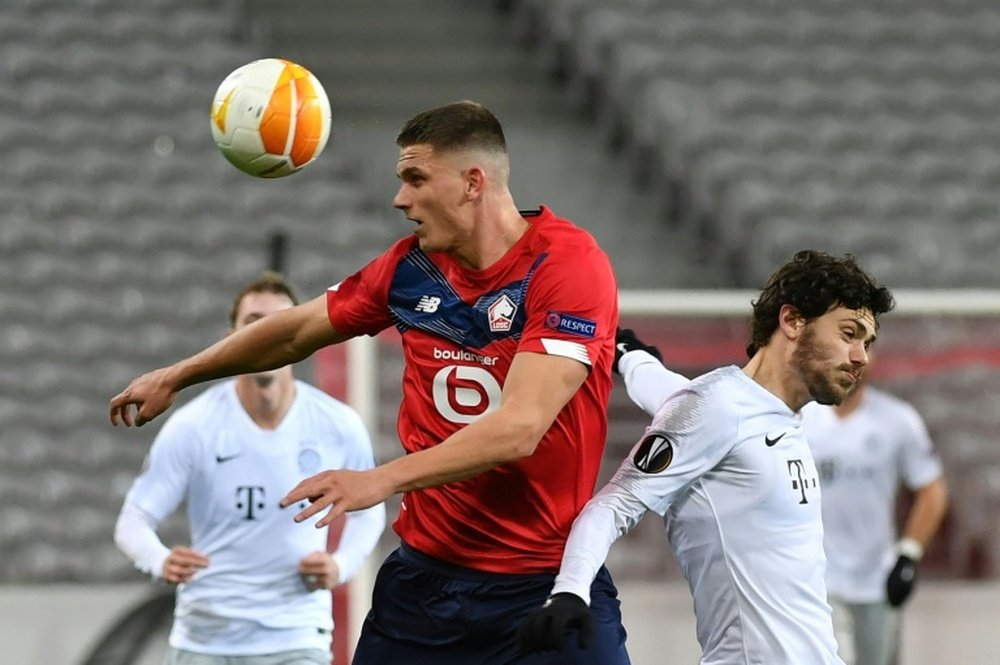 Sven Botman is set to leave Lille. AFP