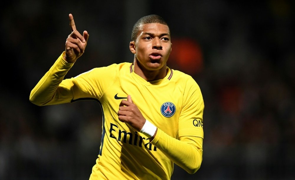Kylian Mbappe made a blockbuster move from Monaco to PSG in the summer. AFP