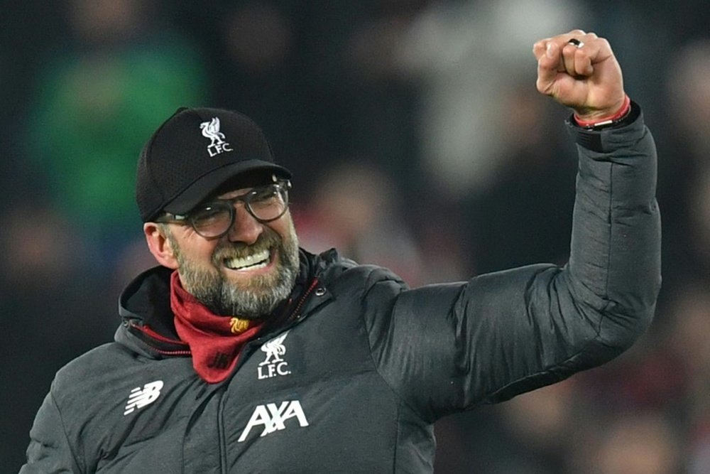 Un record de plus pour le palmarès de Klopp. AFP