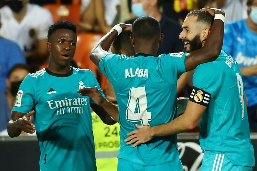 El Real Madrid exhibe su excepcional estado de forma. AFP