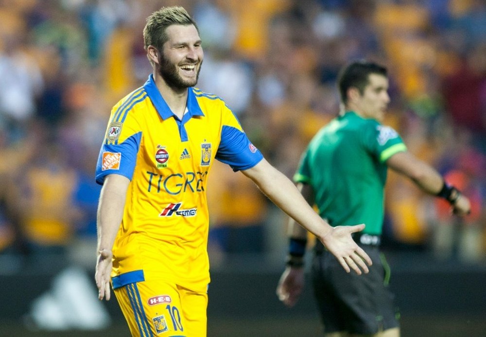 Gignac fue decisivo en el triunfo de Tigres UANL ante Cruz Azul. AFP