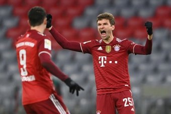Müller se prête à quelques confidences après la victoire sur Dortmund. AFP