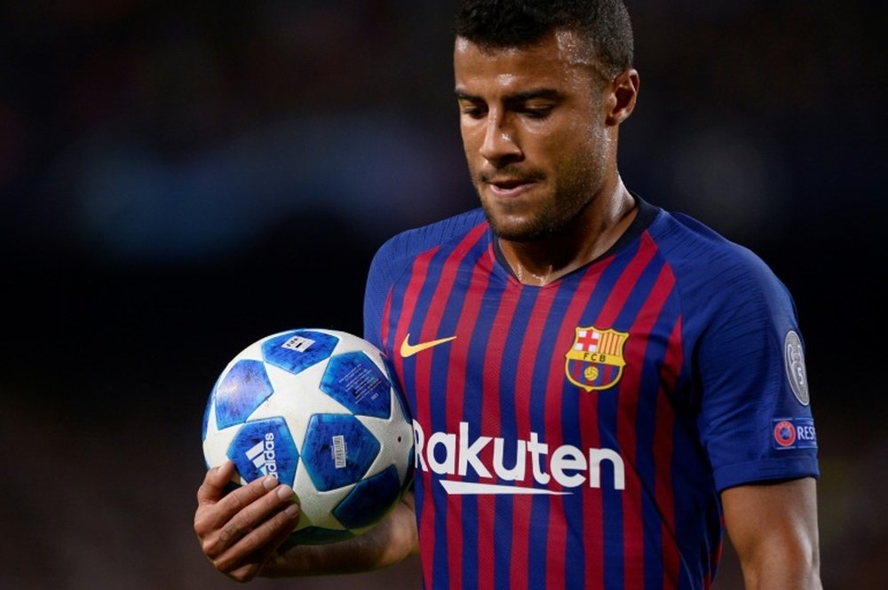 Marcelino is desperate to sign Rafinha from Barca. AFP